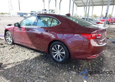 2015 Acura Tlx z USA, uszkodzony, nr VIN 19UUB1F37FA028627